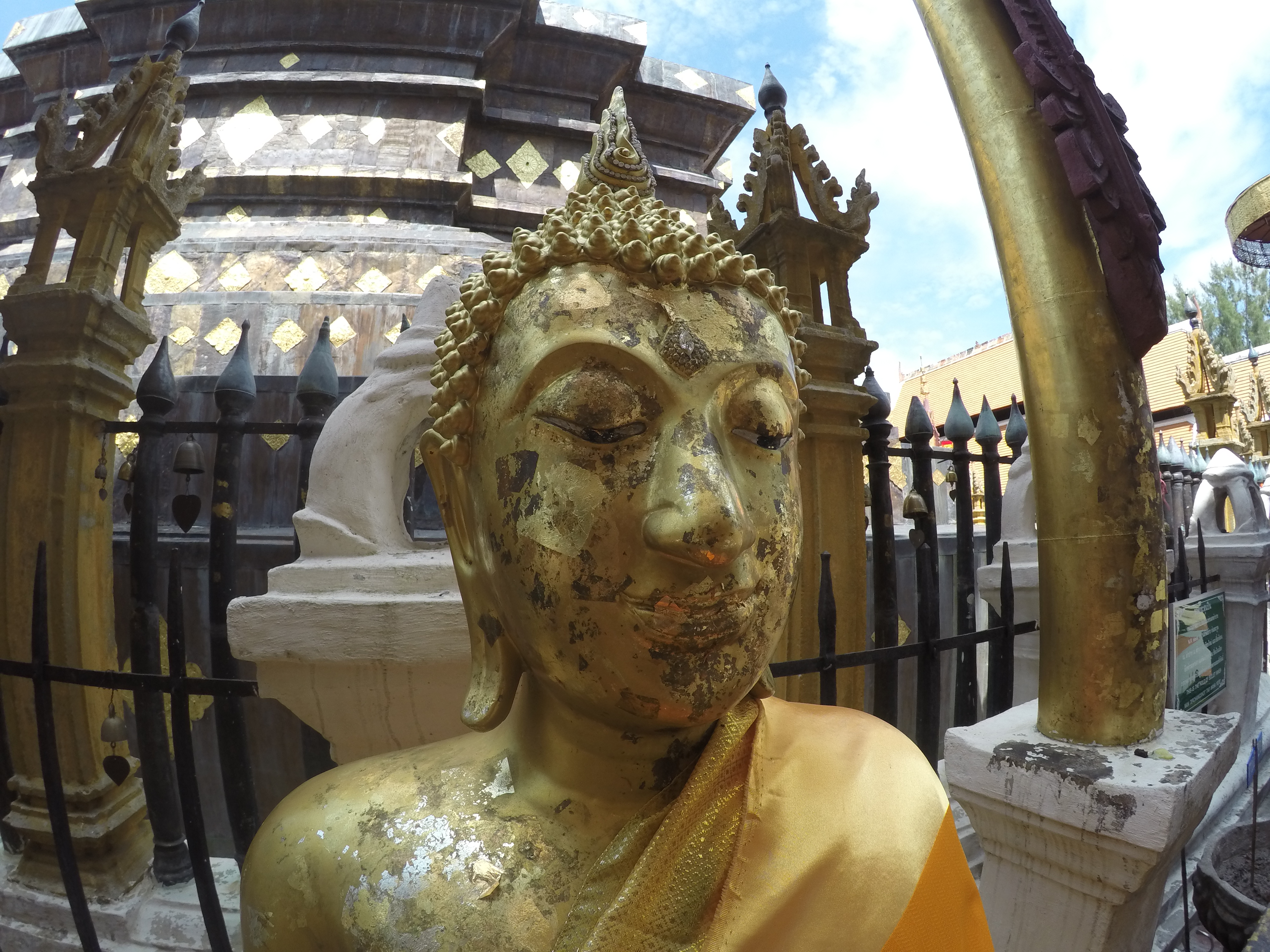 Buddha image at Wat Phra That Lampang Luang.